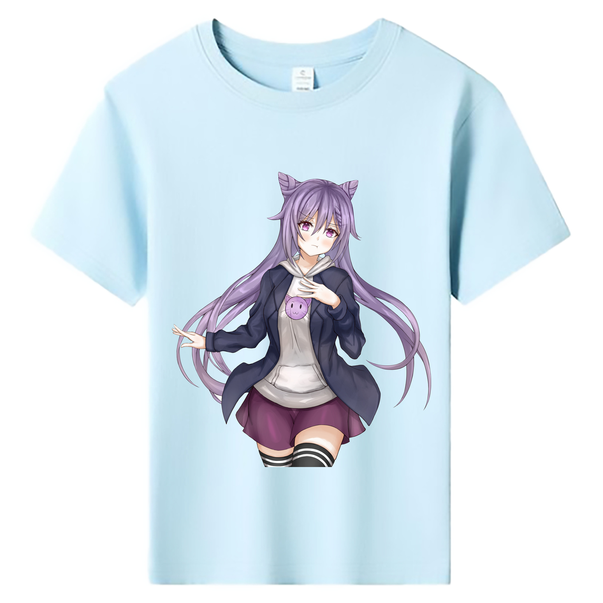 げんし神 刻晴 こくせい genshin Kokusei 綿100％キッズTシャツ（フロントプリント）
